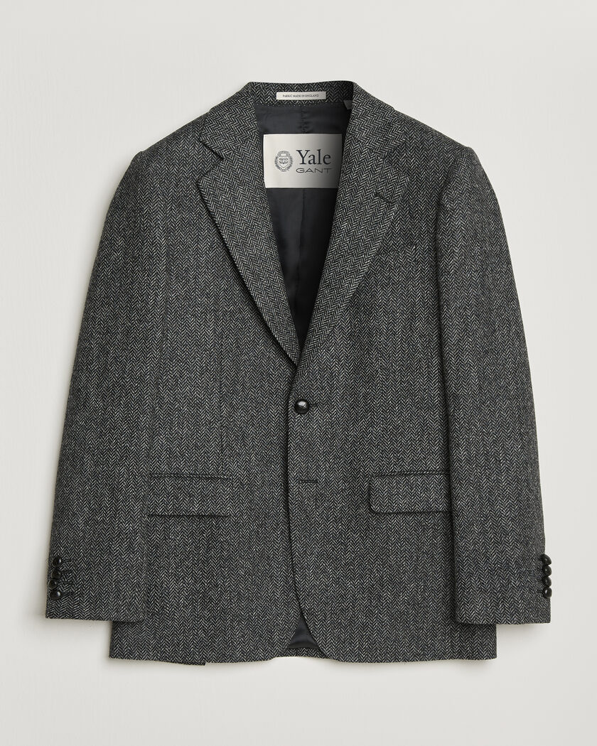 BEAMS PLUS Double Breasted Plaid Wool Blazer Green Plaid at