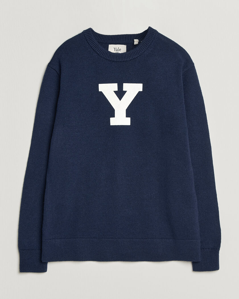 Gant YALE Merino Crew Neck Marine – Blue
