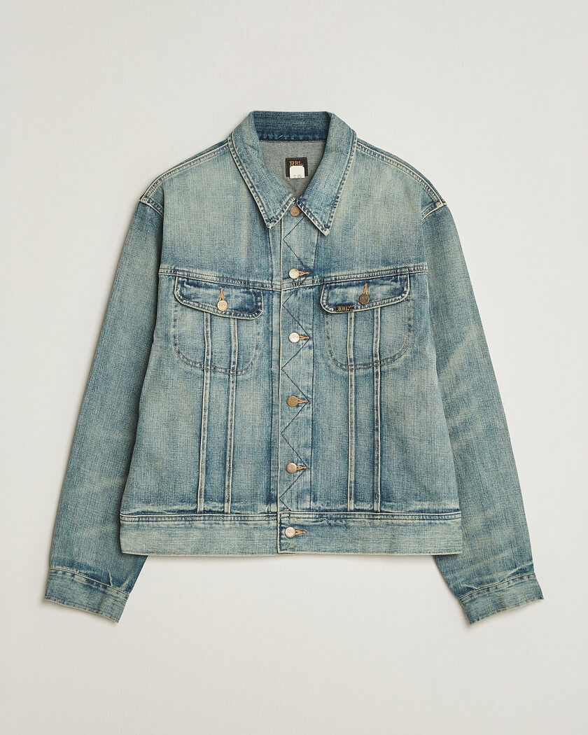RRL Lot 271 Denim Jacket Leeland Wash at CareOfCarl.com