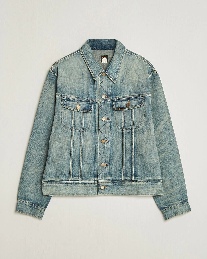 RRL Lot 271 Denim Jacket Leeland Wash – Blue