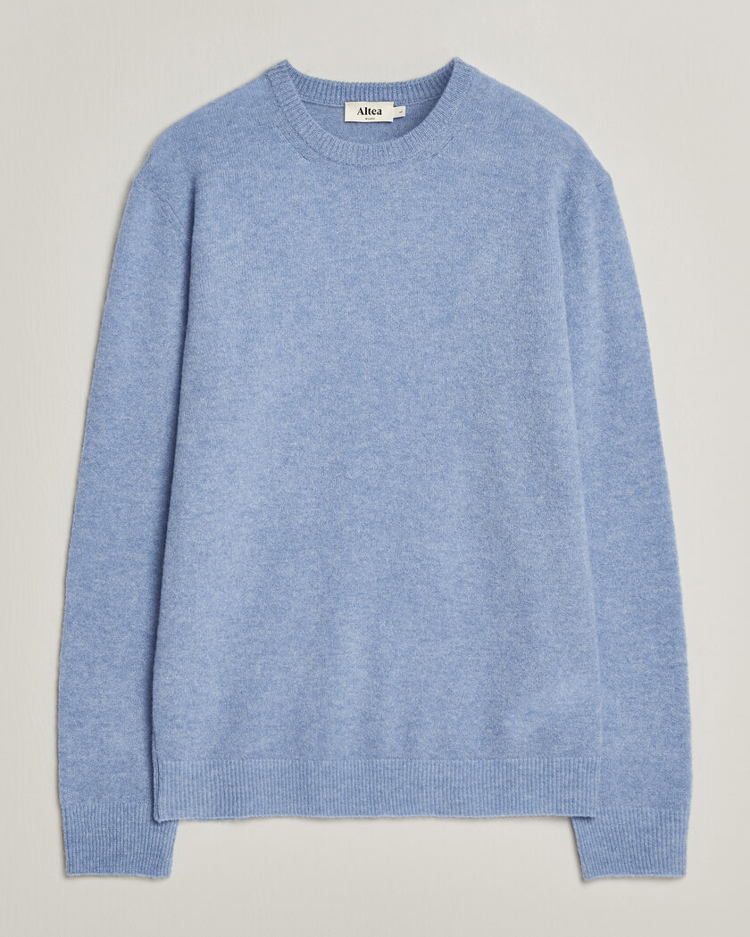 Altea Cloud Cashmere Blend Sweater Sky Blue – Blue