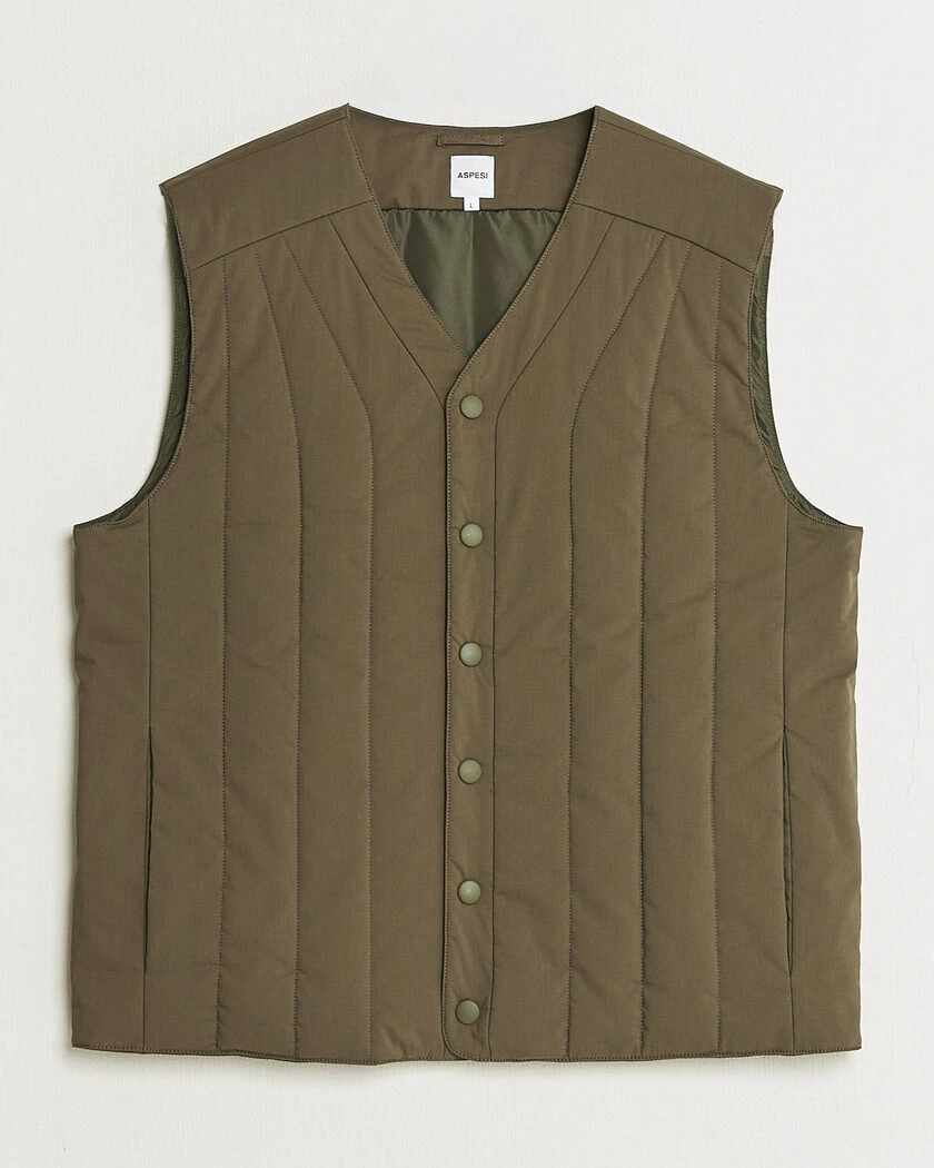 Aspesi Quilted Liner Military – Green