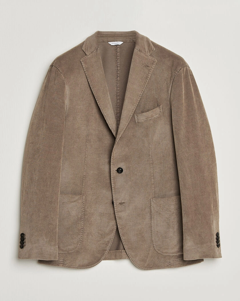 Boglioli K Jacket Corduroy Blazer Taupe – Beige