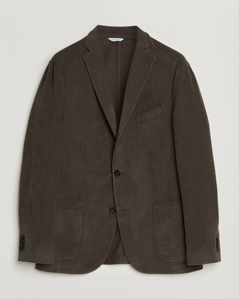 Boglioli K Jacket Corduroy Blazer Dark Brown – Brown