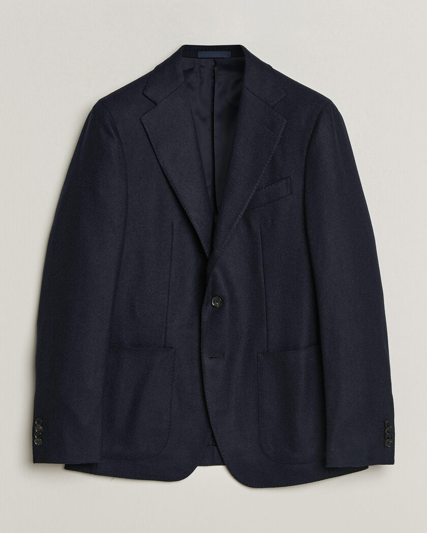 二日間SALEBRUNELLO CUCINELLI ネイビー 38 Brunello Cucinelli Wool Flannel Blazzer Navy at CareOfCarl.com