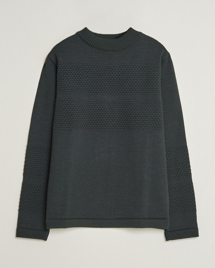 S.N.S. Herning Fisherman Mock Neck Terrain Green – Green