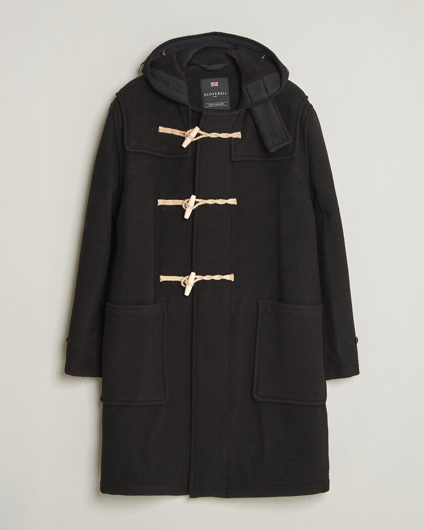 Gloverall Monty Casentino Wool Duffle Coat Moss at CareOfCarl.com