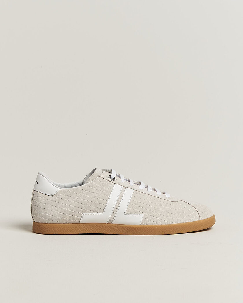 Lanvin Glen Leather Sneakers White – White