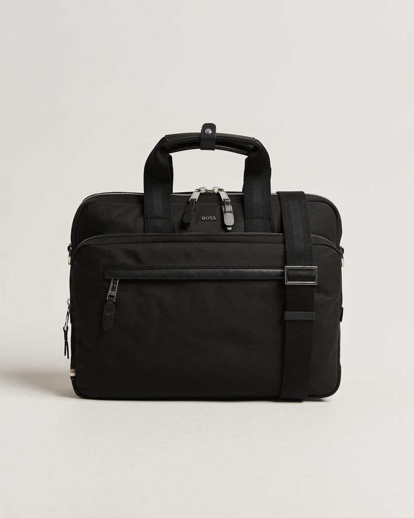 BOSS BLACK Highway Document Case Black – Black