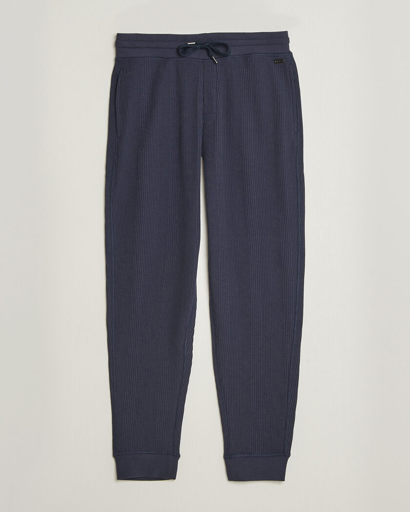 BOSS BLACK Structured Loungewear Sweatpants Dark Blue – Blue
