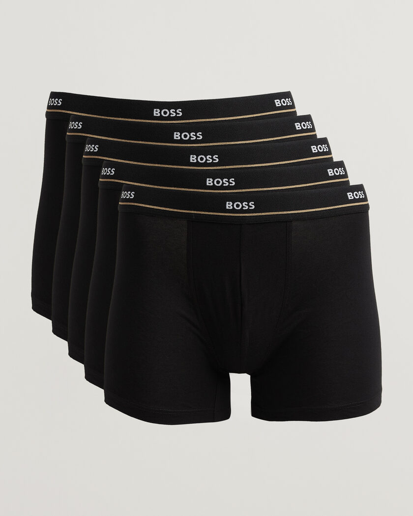 BOSS BLACK 5-Pack Boxer Brief Black – Black