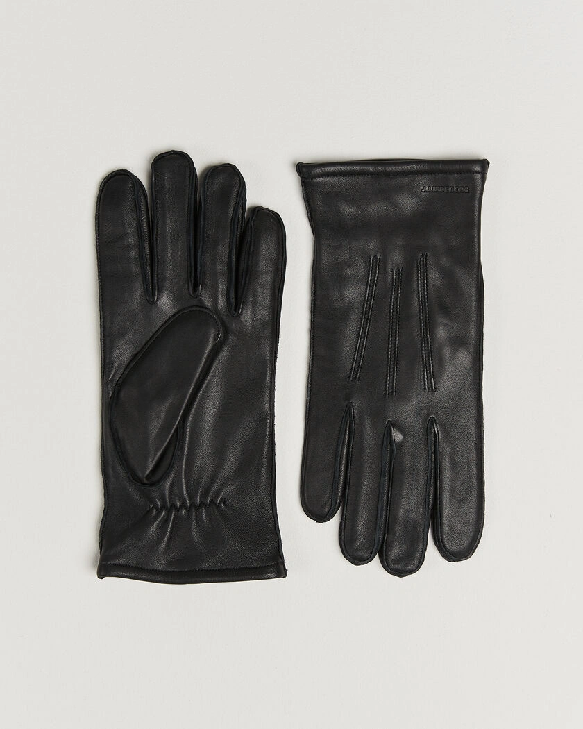 J.Lindeberg Milo Leather Glove Black – Black