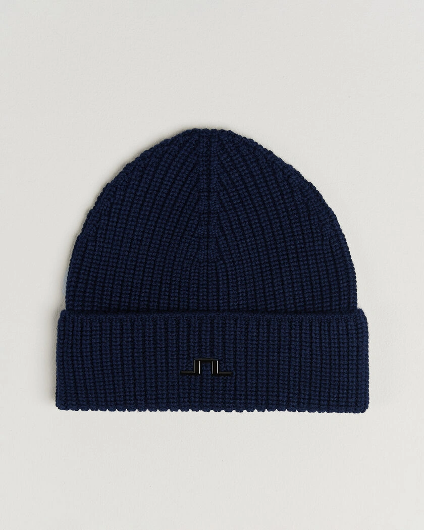 J.Lindeberg Merino Beanie JL Navy – Blue
