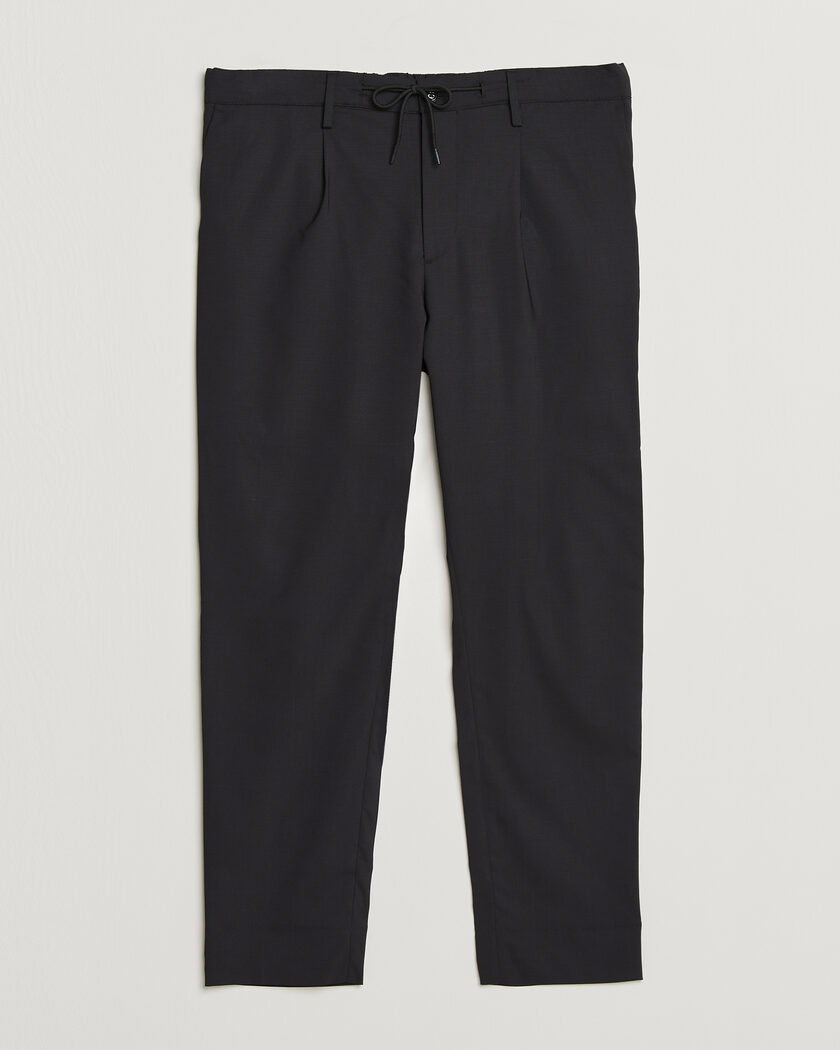 J.Lindeberg Harris Stretch Wool Pants Black – Black