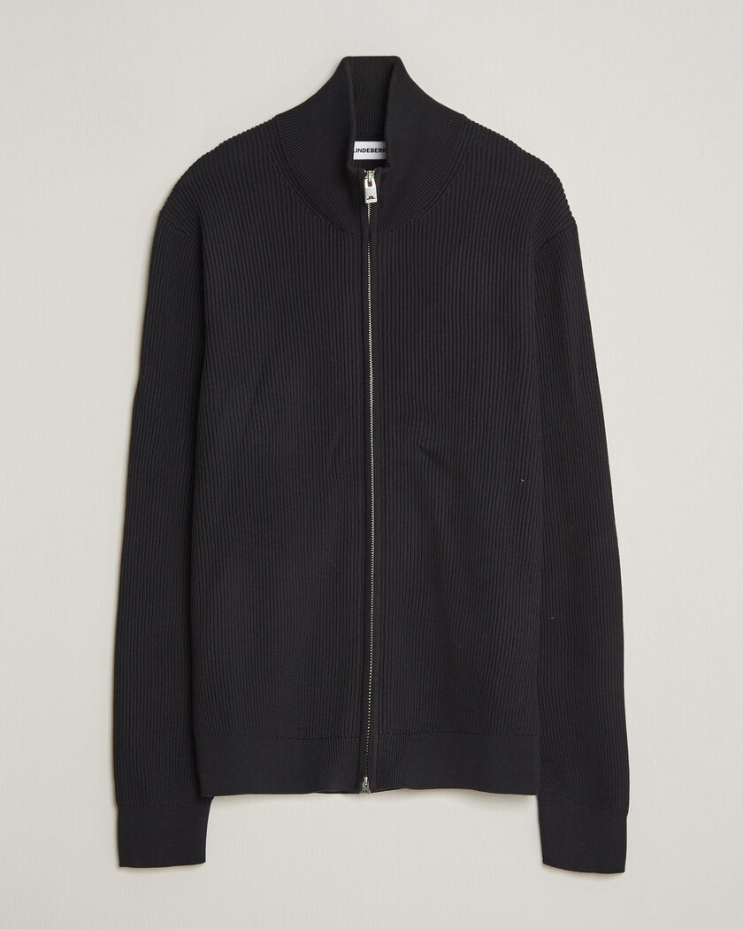 Fred Perry Taped Track Jacket Black at CareOfCarl.com