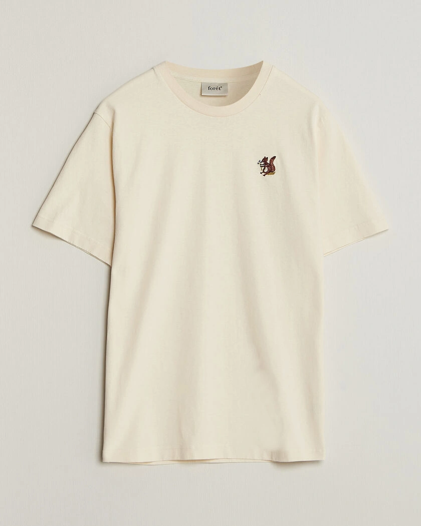 Forét Acorn T-Shirt Cloud – White