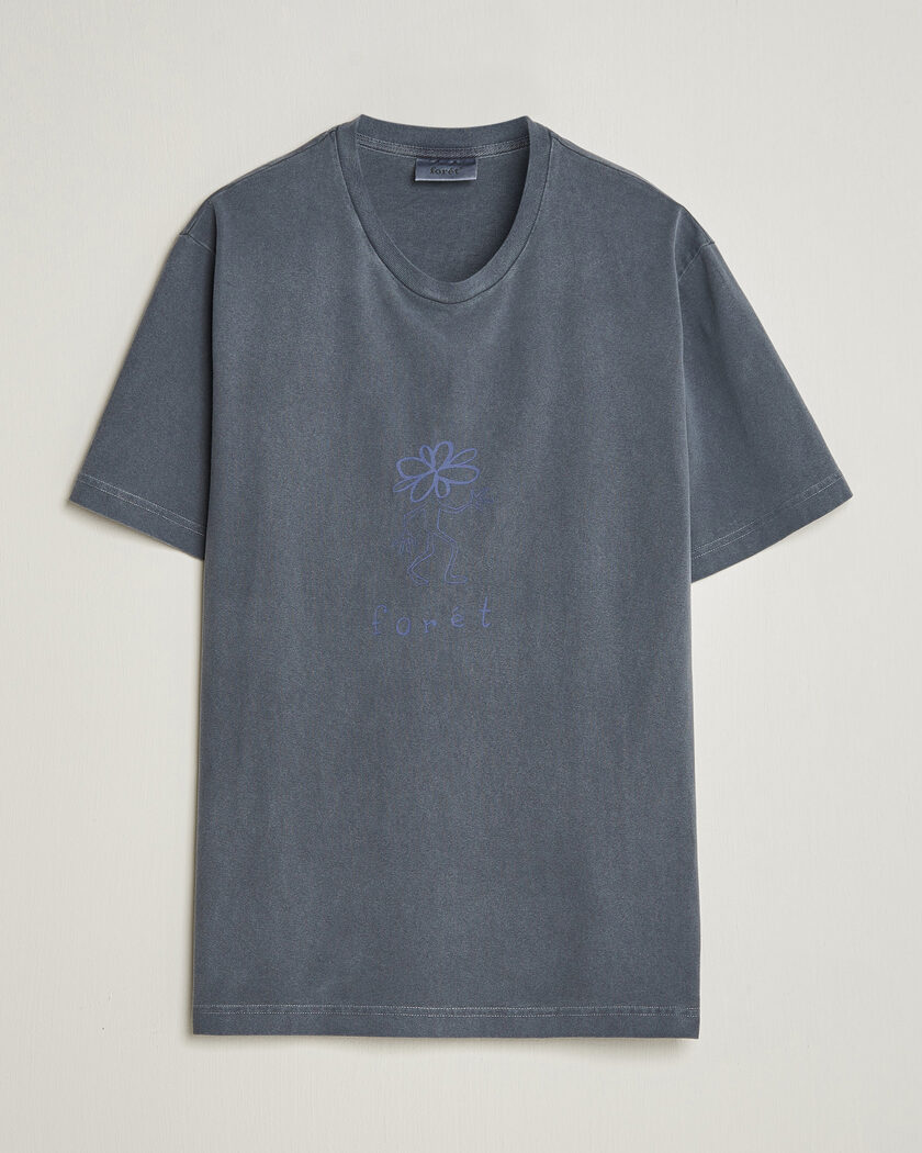 Forét Clover T-Shirt Navy – Blue