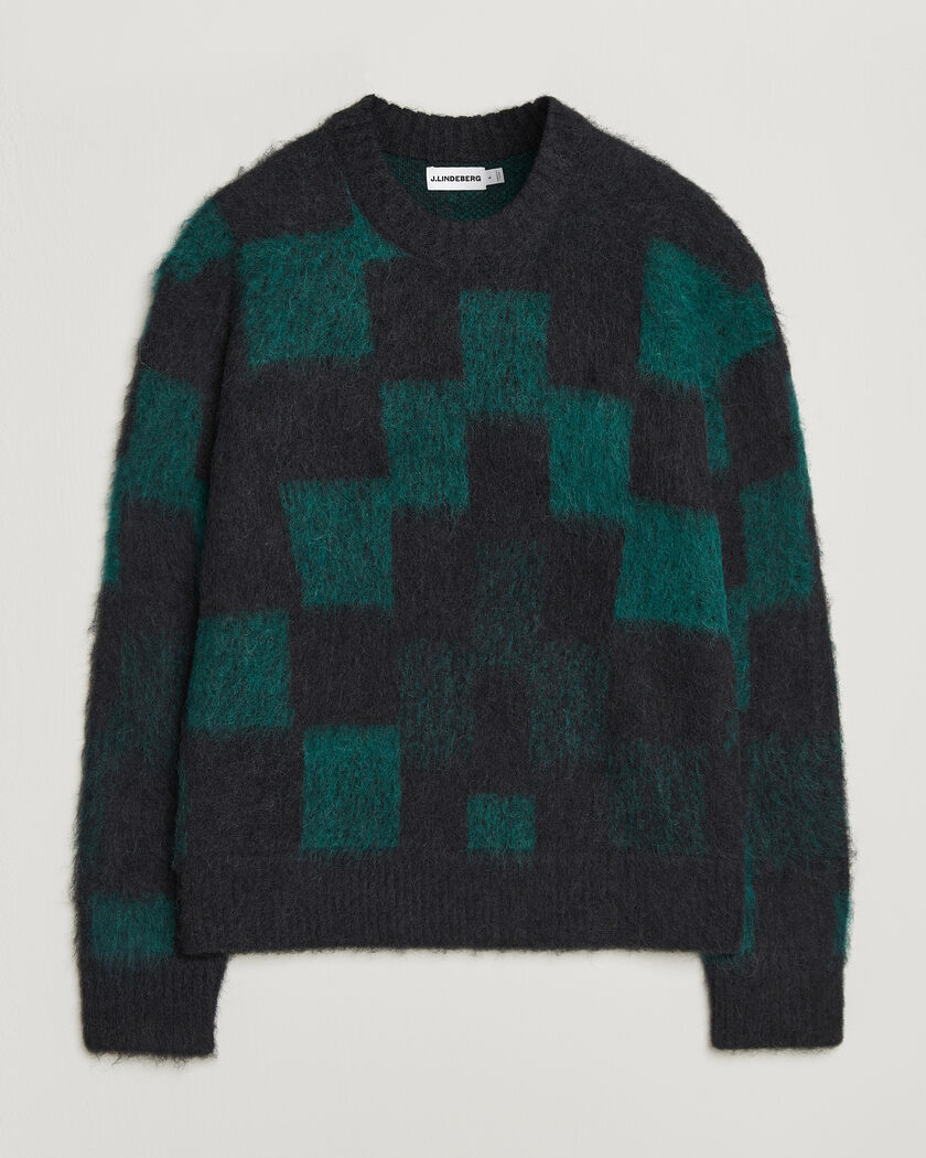 J.Lindeberg Hank Graphic Knitted Sweater Forest Biome – Multi-colour