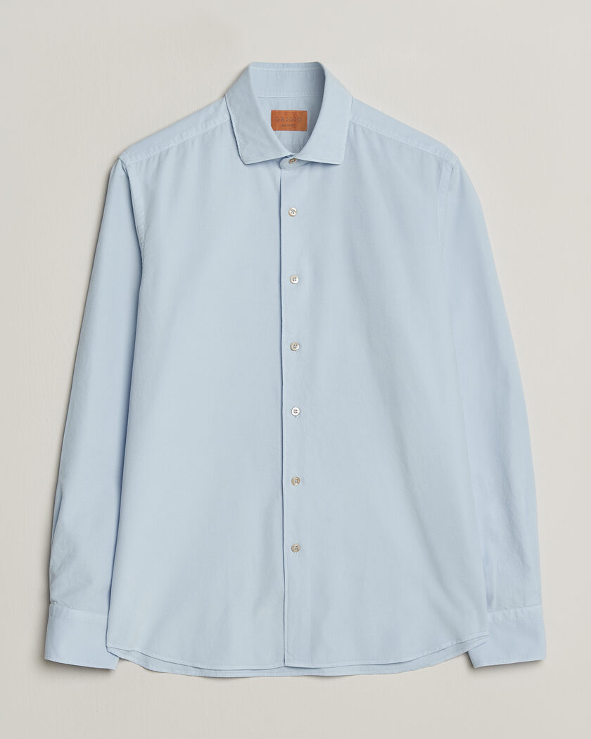 Grigio Corduroy Shirt Light Blue – Blue