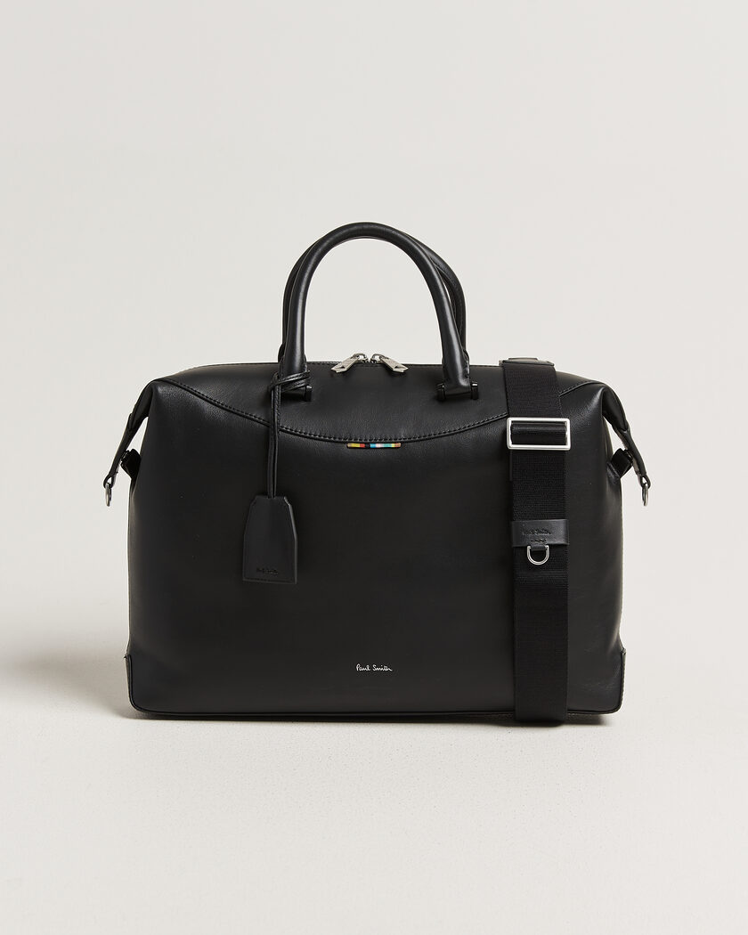 Paul Smith Leather Briefcase Black – Black