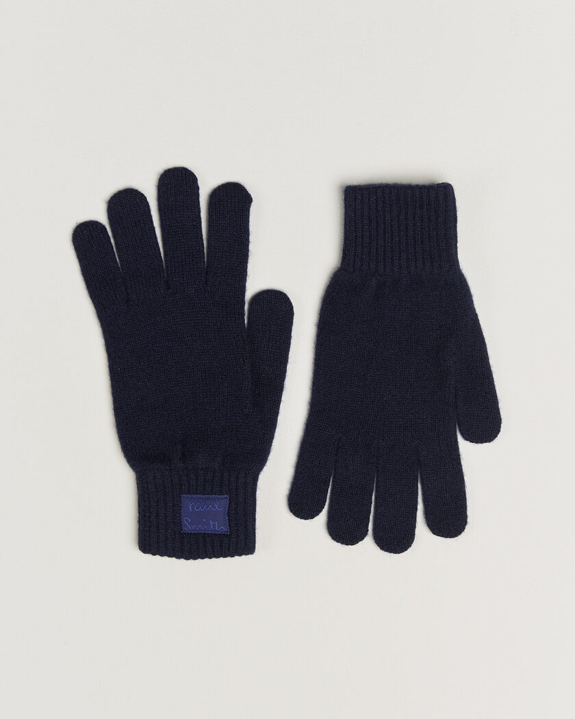 Paul Smith Cashmere Glove Navy – Blue