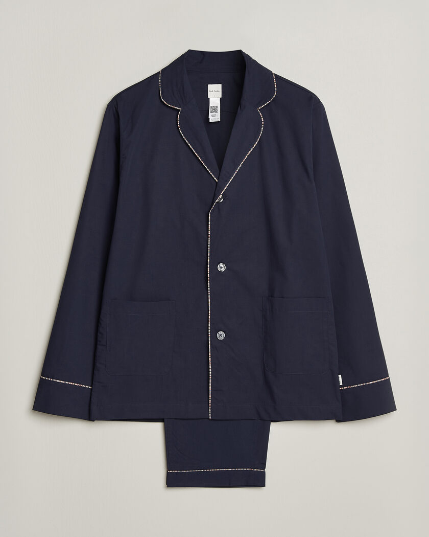 Paul Smith Signature Piped Pyjama Set Navy – Blue