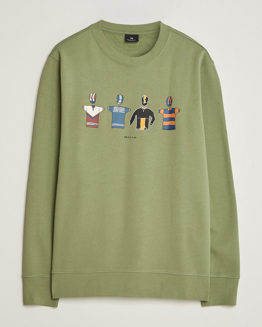 PS Paul Smith Cycle Jersey's Crew Sweatshirt Green – Green