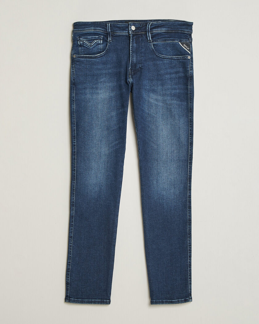 Replay Anbass Powerstretch Jeans Dark Blue – Blue