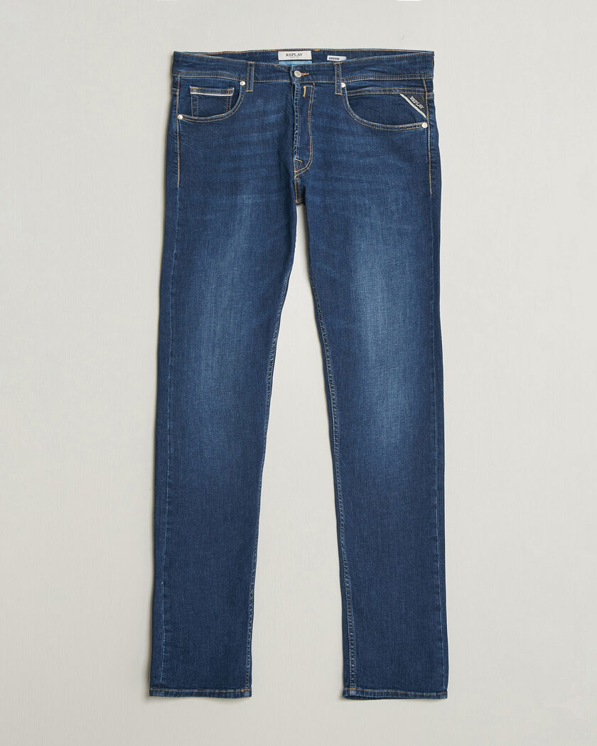 Replay Grover Super Stretch DNA Jeans Dark Blue – Blue