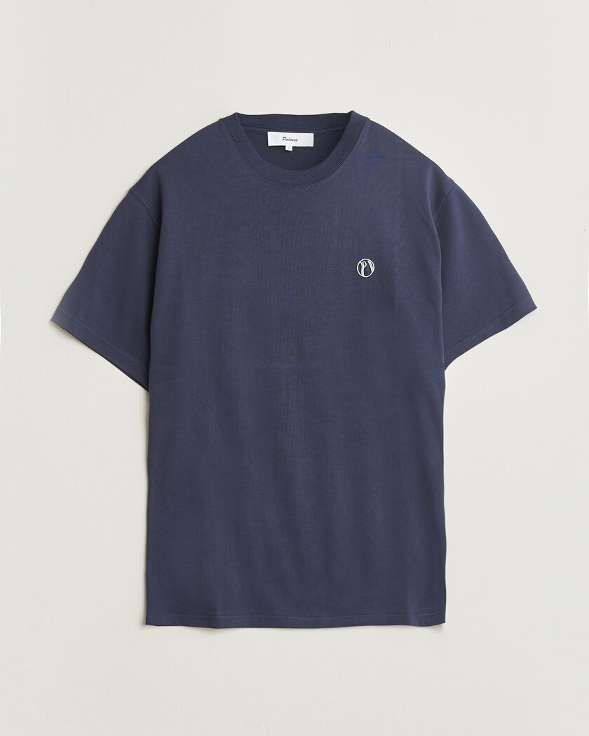 NN07 Adam Pima Crew Neck T-Shirt Navy Blue at CareOfCarl.com