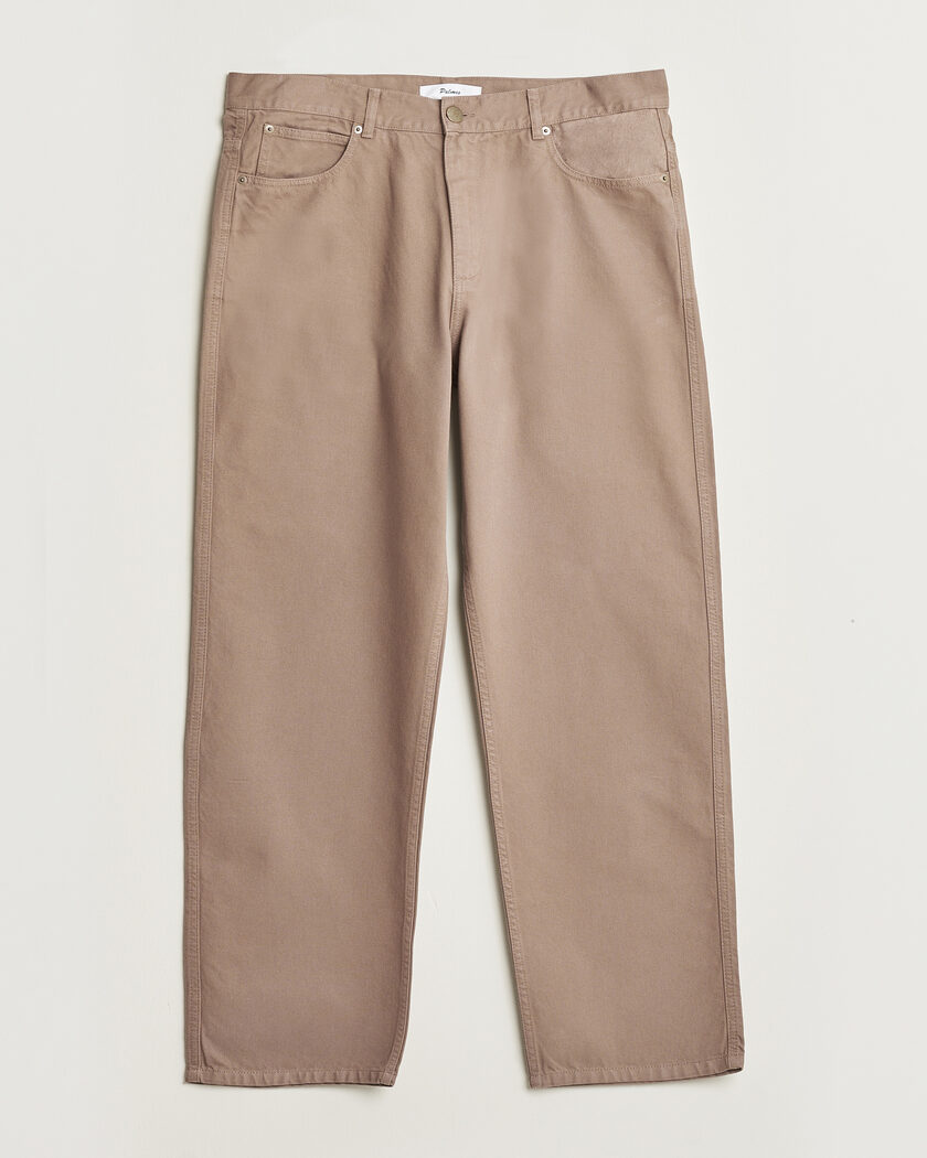 Stone Island Organic Panama Cotton Trousers Desert at CareOfCarl.com