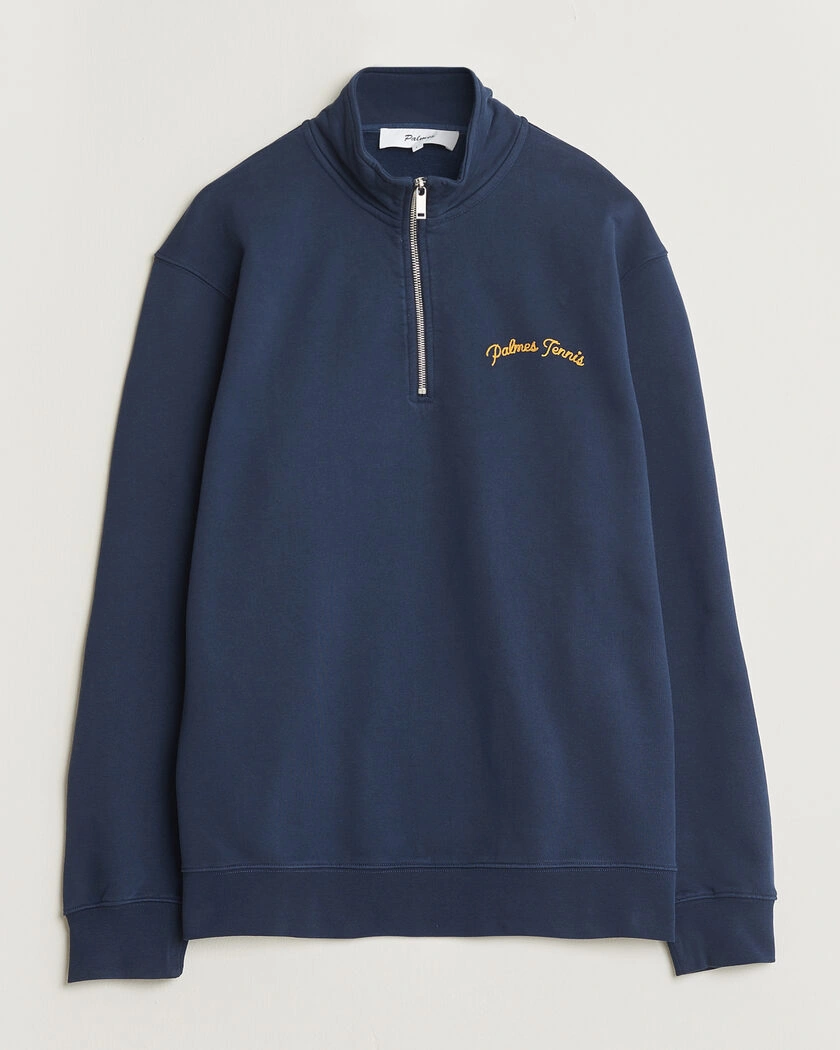 Palmes Western Zip Jacket Navy – Blue