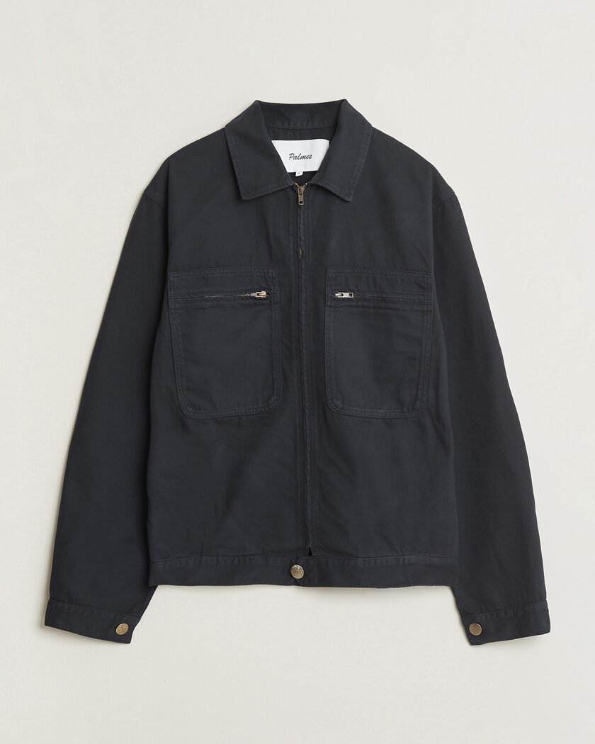 Palmes Worker Jacket Black – Black