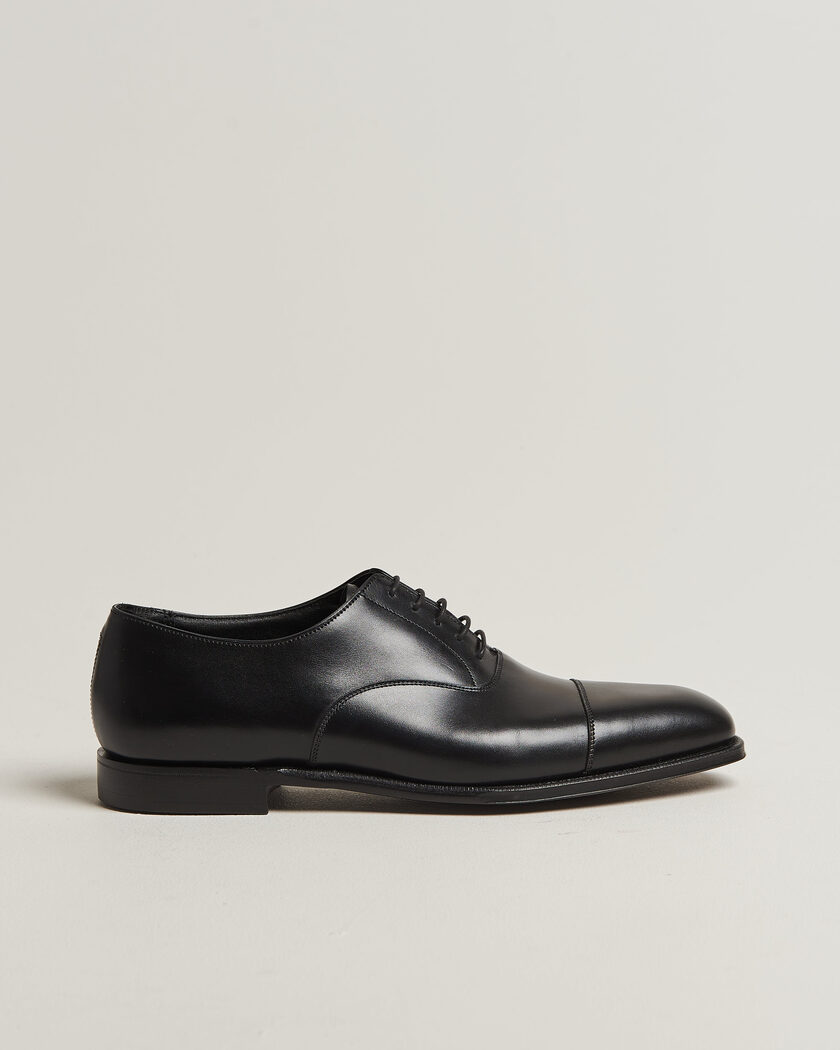 Crockett & Jones Audley Handgrade Oxford Black Calf – Black
