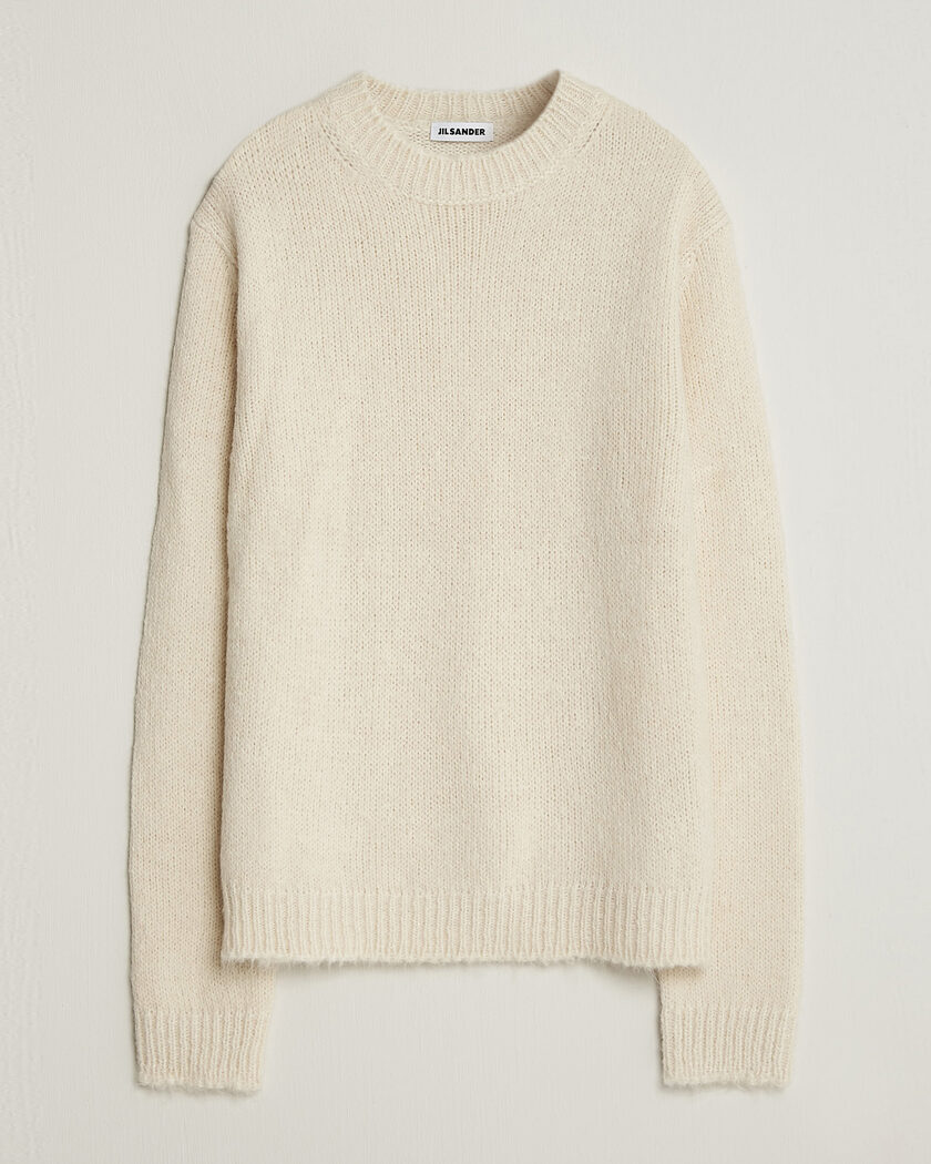 Jil Sander Mohair Sweater Chalk at CareOfCarl.com