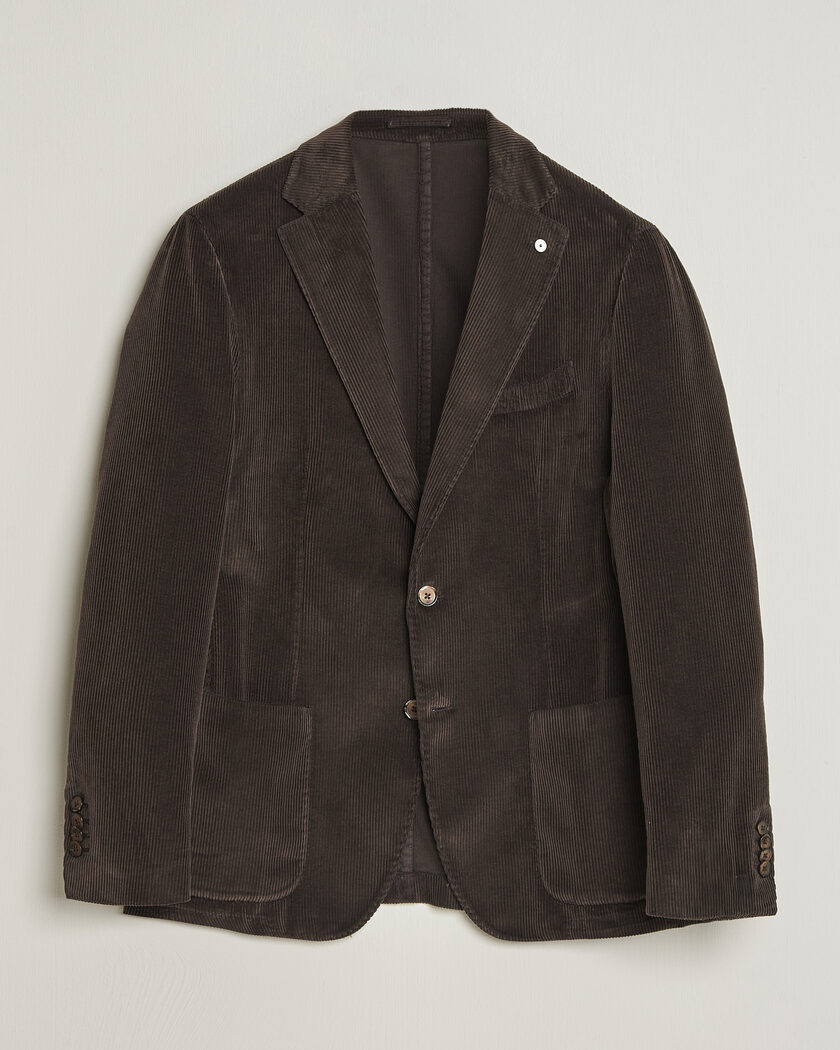 L.B.M. 1911 Jack Corduroy Blazer Brown – Brown