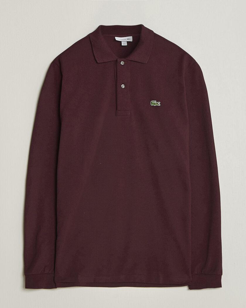 Lacoste Original Long Sleeve Polo Piké Oxalis – Brown