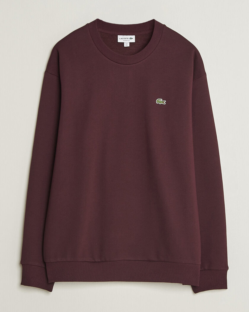 Lacoste Crew Neck Sweatshirt Oxalis – Brown