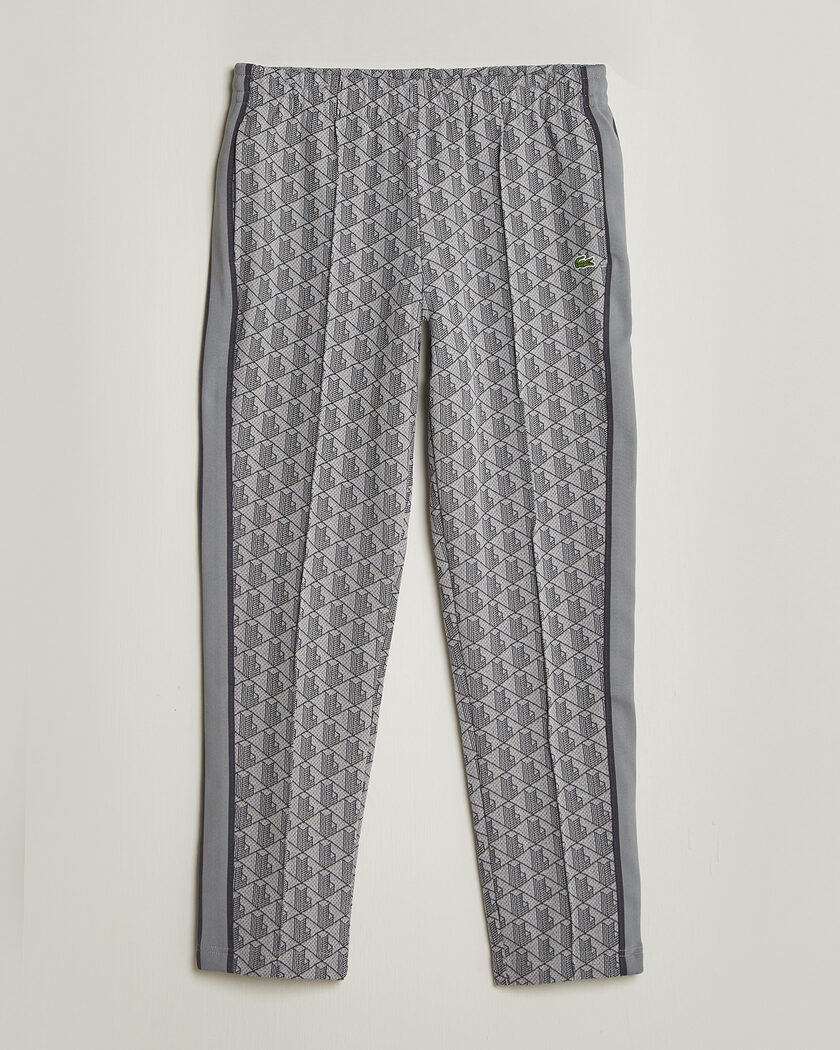 Lacoste Monogram Track Pants Calluna/Graphite – Grey