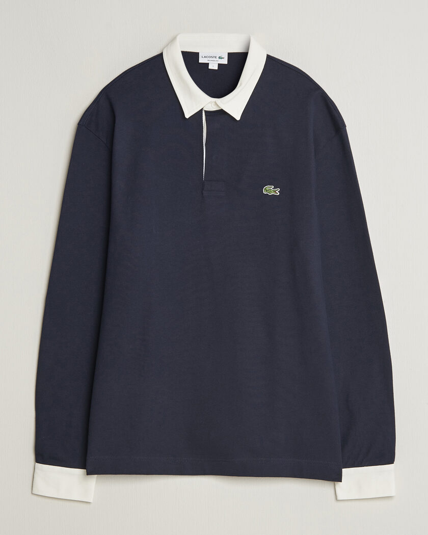 Lacoste Heavy Cotton Rugger Dark Navy – Blue