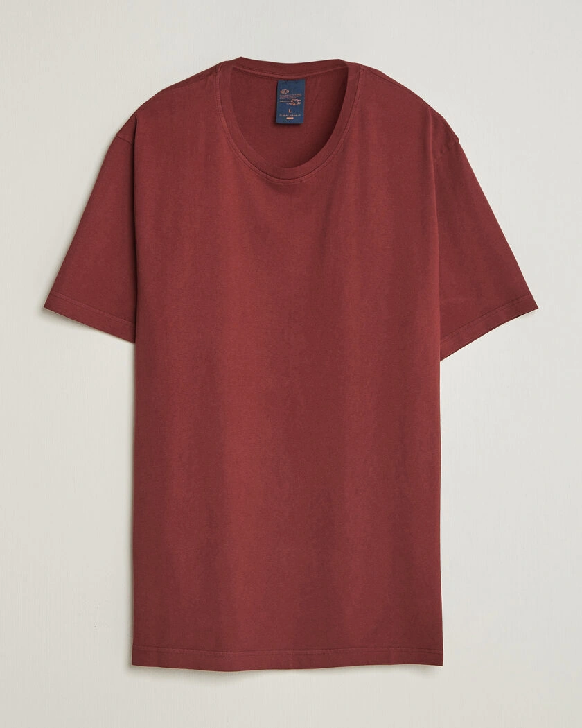 Nudie Jeans Uno Everyday Crew Neck T-Shirt Burgundy – Red