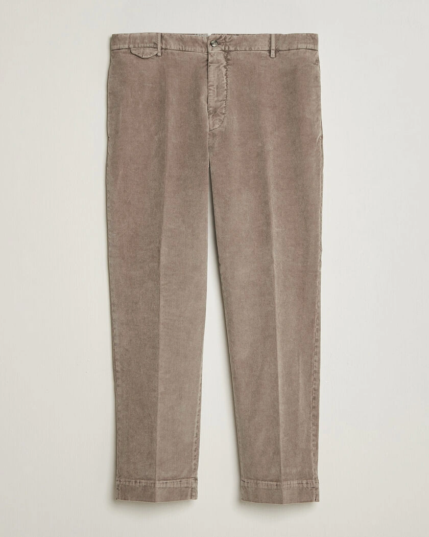 Santaniello Corduroy Trousers Taupe – Beige