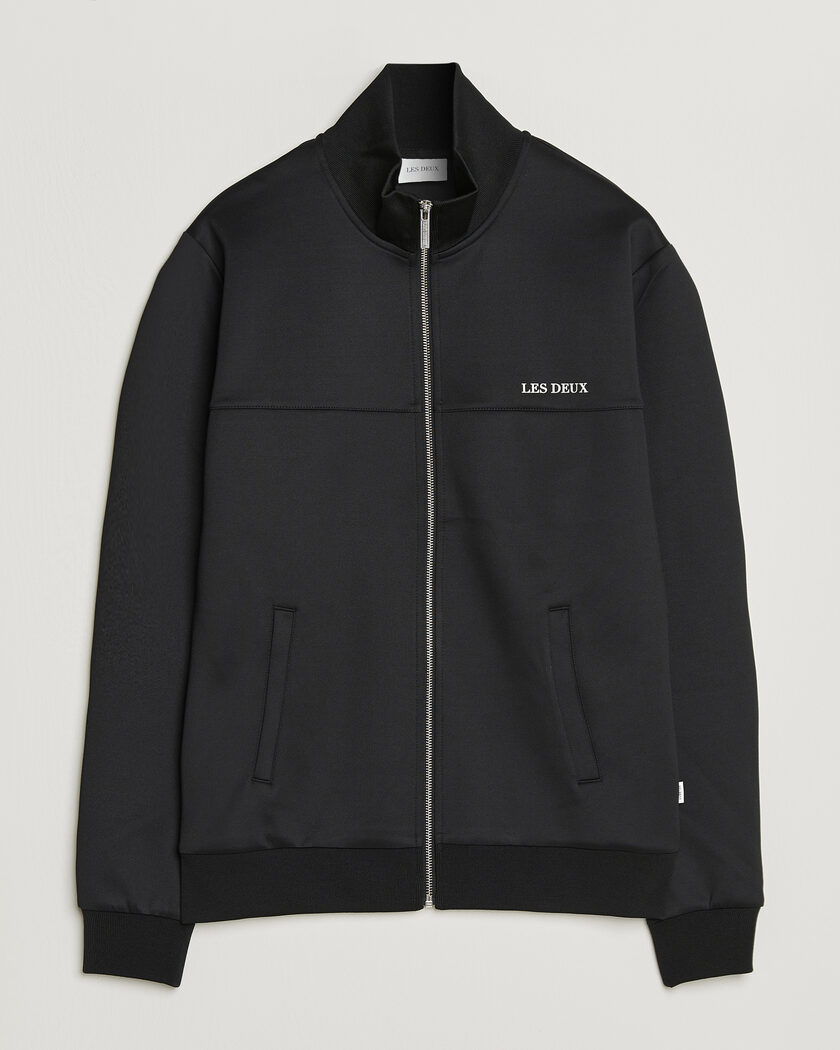 Fred Perry Taped Track Jacket Black at CareOfCarl.com