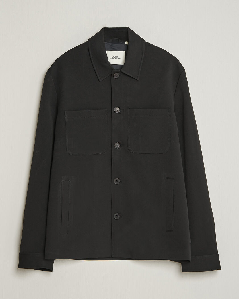 LES DEUX Marsielle Hybrid Jacket Black – Black