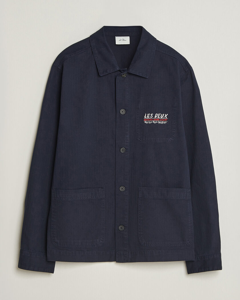 Jil Sander Denim Overshirt Indigo Blue at CareOfCarl.com