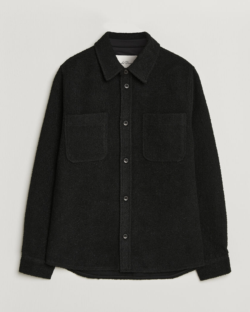 LES DEUX Boucle Overshirt Black – Black