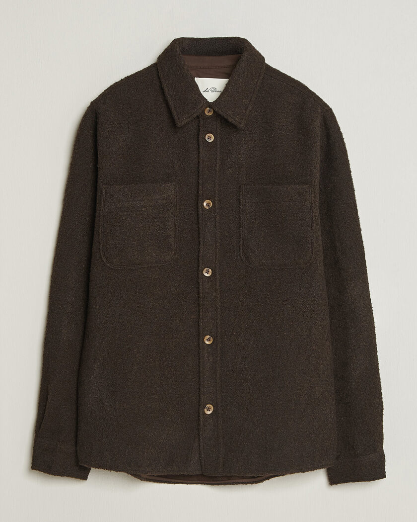 LES DEUX Boucle Overshirt Delicioso – Brown