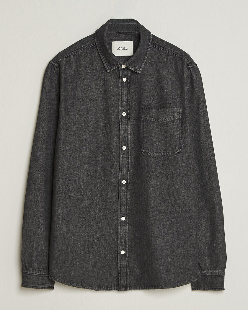 LES DEUX Denim Shirt Black Wash – Black