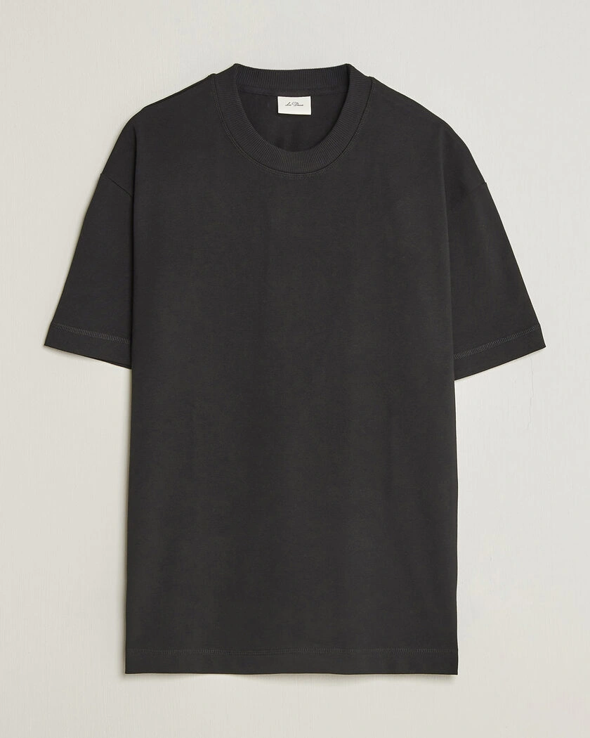 LES DEUX Heavyweight T-Shirt Black – Black