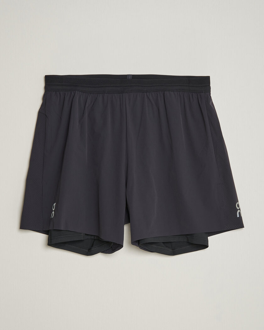 On 5 Inch Performance 2/1 Shorts Black – Black